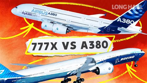 boeing 777 vs a380 size